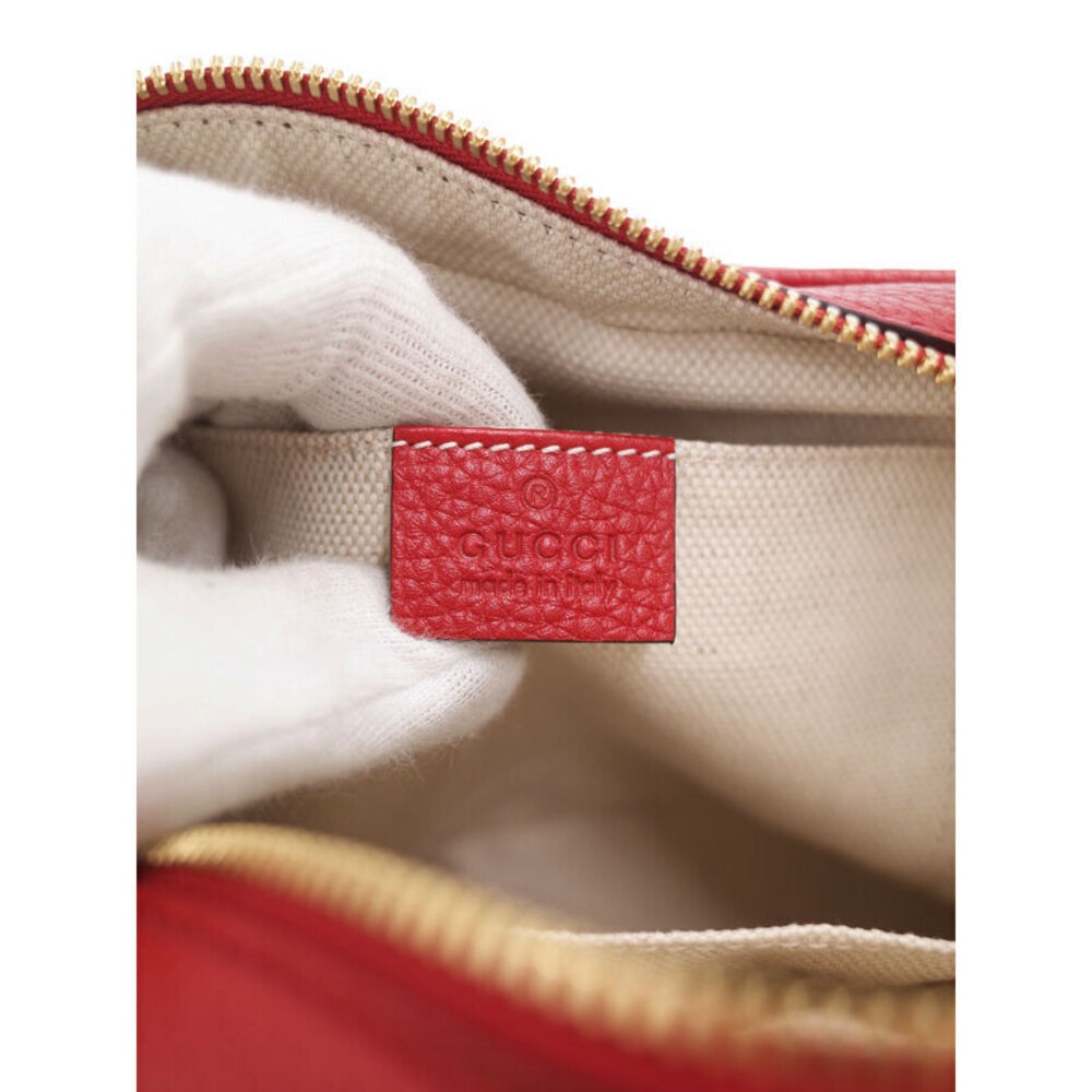 Gucci Leather Pebbled Disco Crossbody Bag Soho - Picture 4 of 9